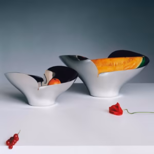Skål i stål. Bloom kolleksjonen fra Georg Jensen