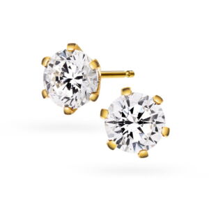 N240615 Gems Contessa enstensørepynt i 100% resirkulert gull med labratoriedyrkete diamanter på tilsammen 2,0 ct