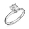 N240631-Gems Empress enstensring i 100% resirkulert hvitt gull med labratoriedyrket diamant på 2,0 ct