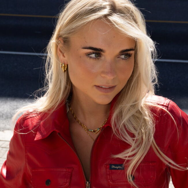 Kjede i forgylt stål fra Frida Leonore,