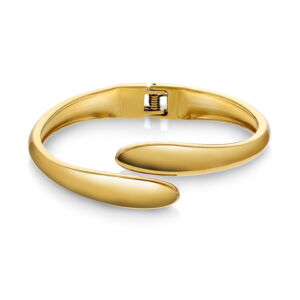 29226 Enkel åpen armring i forgylt stål fra Frida Leonore,