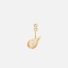 OLE LYNGGAARD COPENHAGEN Under the sea Ocean Drop Solitaire stud earring pendant 0.30 ct