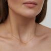Julie Sandlau Purity necklace i gult gull