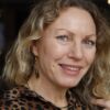 Susanne Friis Bjørner forgylt øreheng med ametyst, London blå krystall og olivengrønn krystall