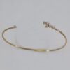 Noën Sparkle armring i gult gull, med diamanter 0,20 ct