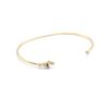 Noën Sparkle armring i gult gull, med diamanter 0,20 ct